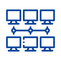 Networked computers icon
